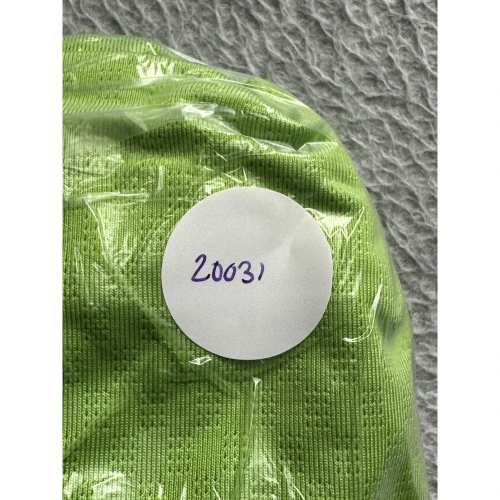 Nike Sleeveless Polo Top in Bright Lime Green
